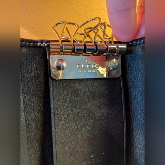 Gucci GG Beige and Brown Canvas Key Holder/Case - Picture 6 of 12